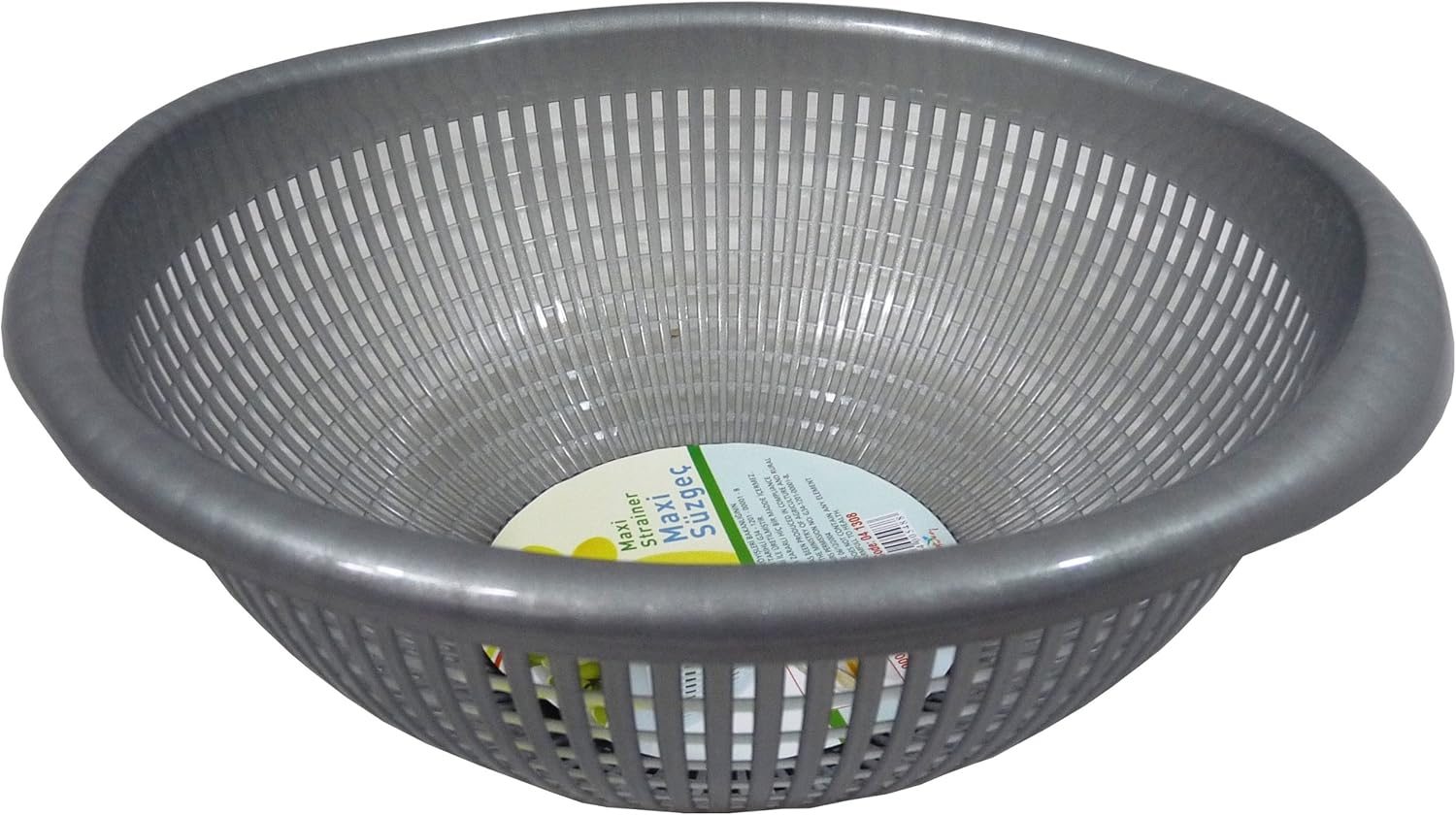 High Quality Hobby Plastic Large Maxi Colander Strainer in Silver