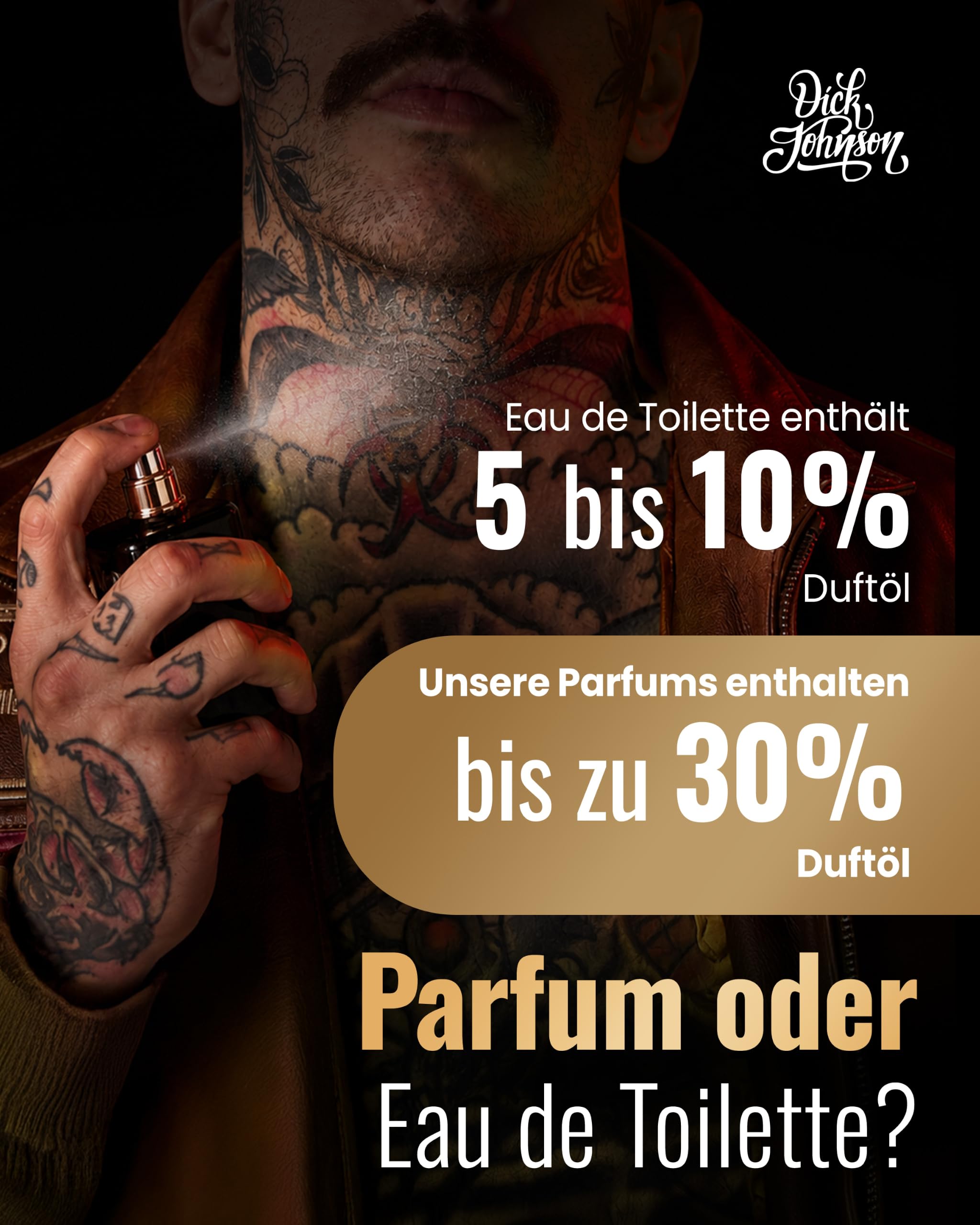 DICK JOHNSON Serpent Eau de Parfum 50 ml, Whiskey-Vanille Herrenduft 6