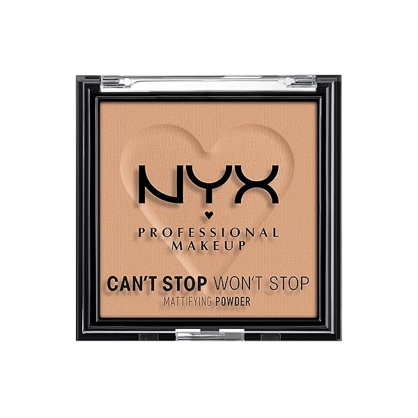NYX PROFESSIONAL MAKEUP CAN’T STOP WON’T STOP MATTIFYING PRESSED POWDER – TAN