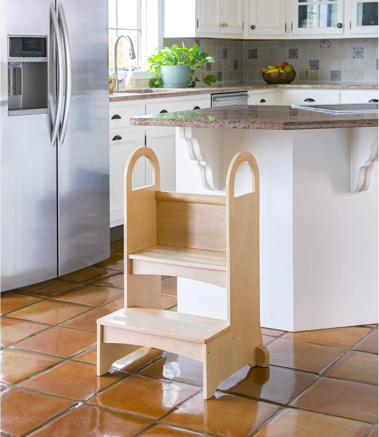Guidecraft Kitchen Helper HighRise StepUp Natural