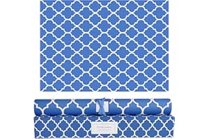 MERRITON Scented Drawer Liners for Dresser – 6 Large Non Adhesive Dresser Drawer Liner Sheets, 19.5 x 14 in, Drawer Liners for Kitchen Cabinets & Closet Shelves, Cabinet Liner & Shelf Paper (Fresh Linen)