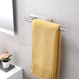 ALOECO Self Adhesive Towel Rail 28 cm Stainless Steel 304 Brushed Silver view 2