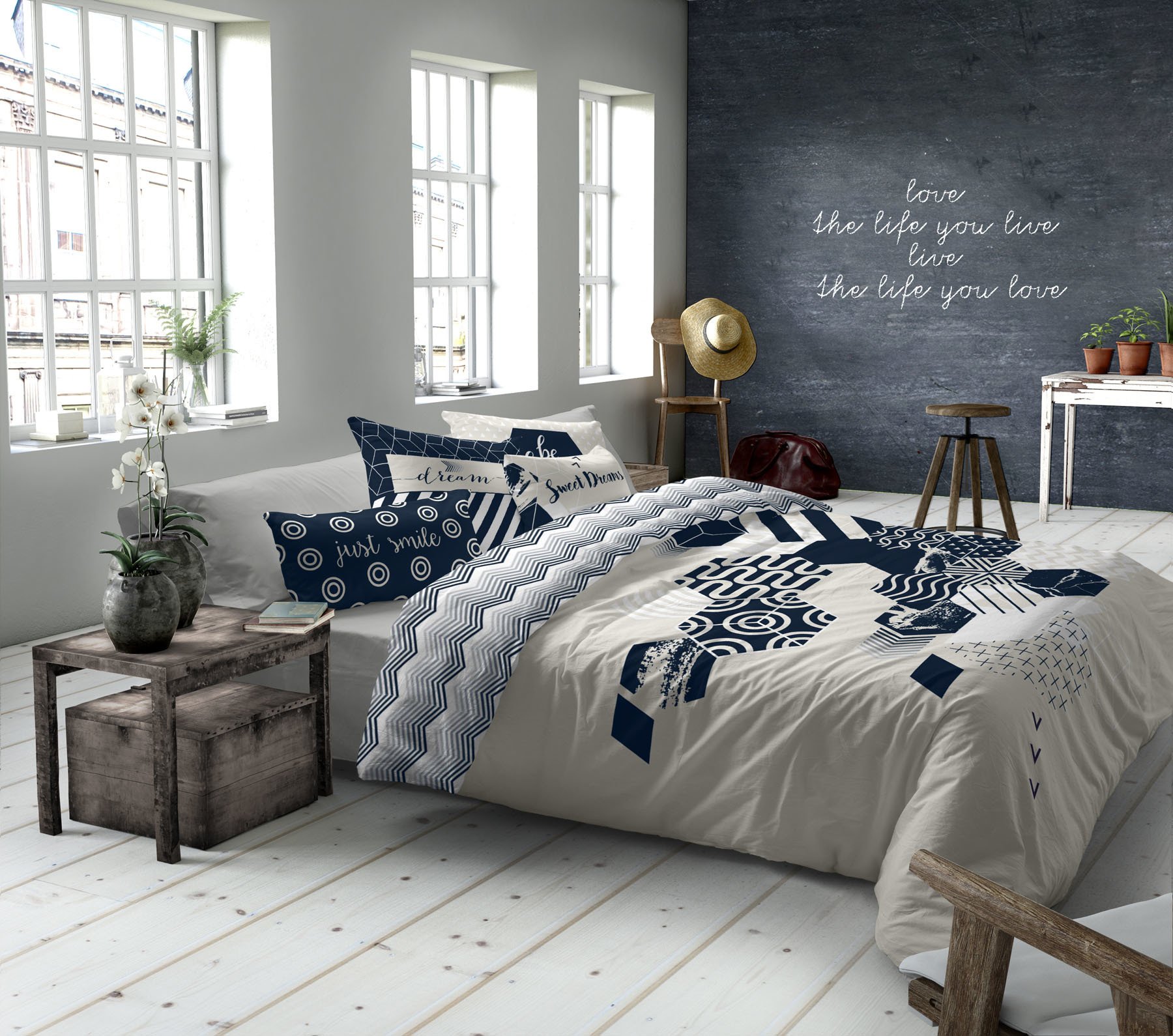 Iceberg Duvet Cover 180 cm multicoloured