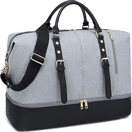 Weekender bag with bottom shoe compartment Outlet