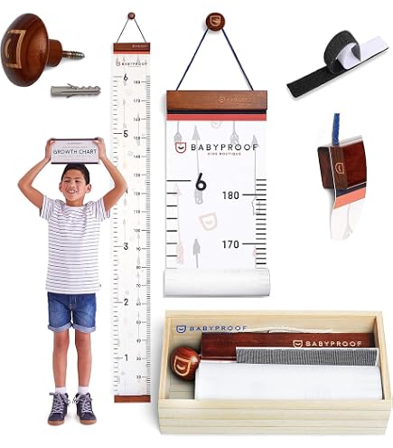 Panneau Mesure Hauteur Bébé Miroir De Table De Croissance Pour Enfants - Règle De Hauteur Avec Autocollants - Acrylique Incassable - Puzzle Décoratif Miroir Toise Bébé