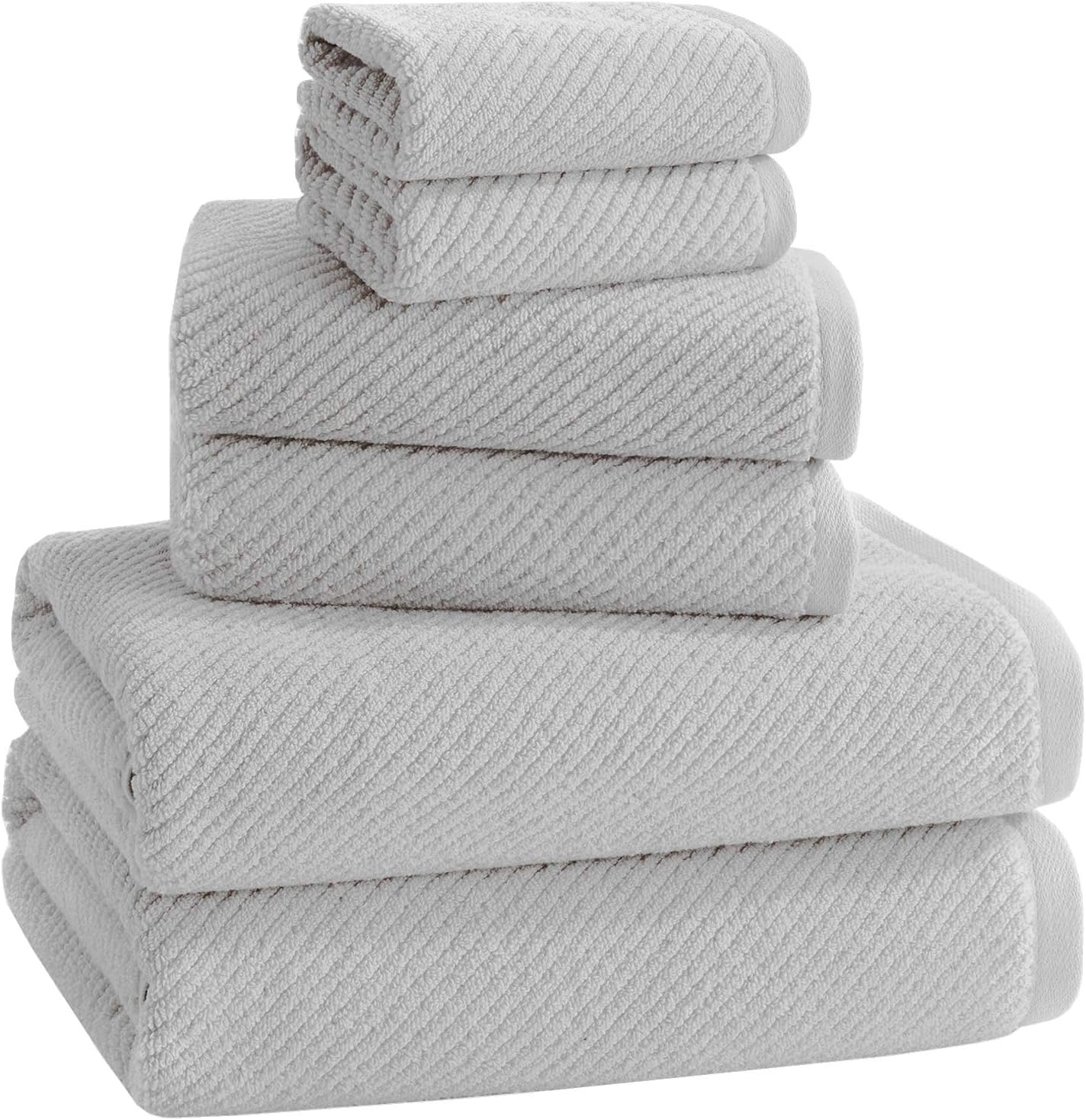 ALFRED SUNG HOME 100 Cotton Quick Dry Textured Bath Towel