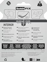 Scotch FIX Interior Mounting Tape 19mm x 5m White Holds Up to 7 kg view 3