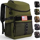 JOYHILL Backpack Cooler, Cooler Backpack 36 Cans/25 L Tactical Insulated Soft Cooler Bag Large Capacity Leakproof Cooler for Men Women, Travel Backpack for Camping Hiking Picnic Beach