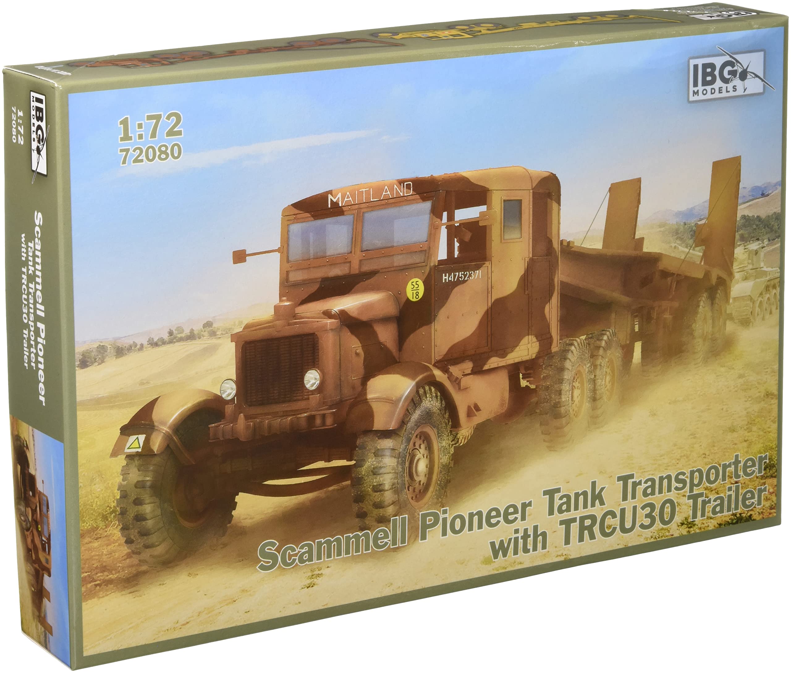 Big Ant IBG 1/72 Scammell Pioneer Tank Transporter with TRMU30 Trailer # 72080