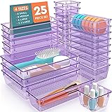 SpaceHacks 25 PCS Plastic Drawer Organizer