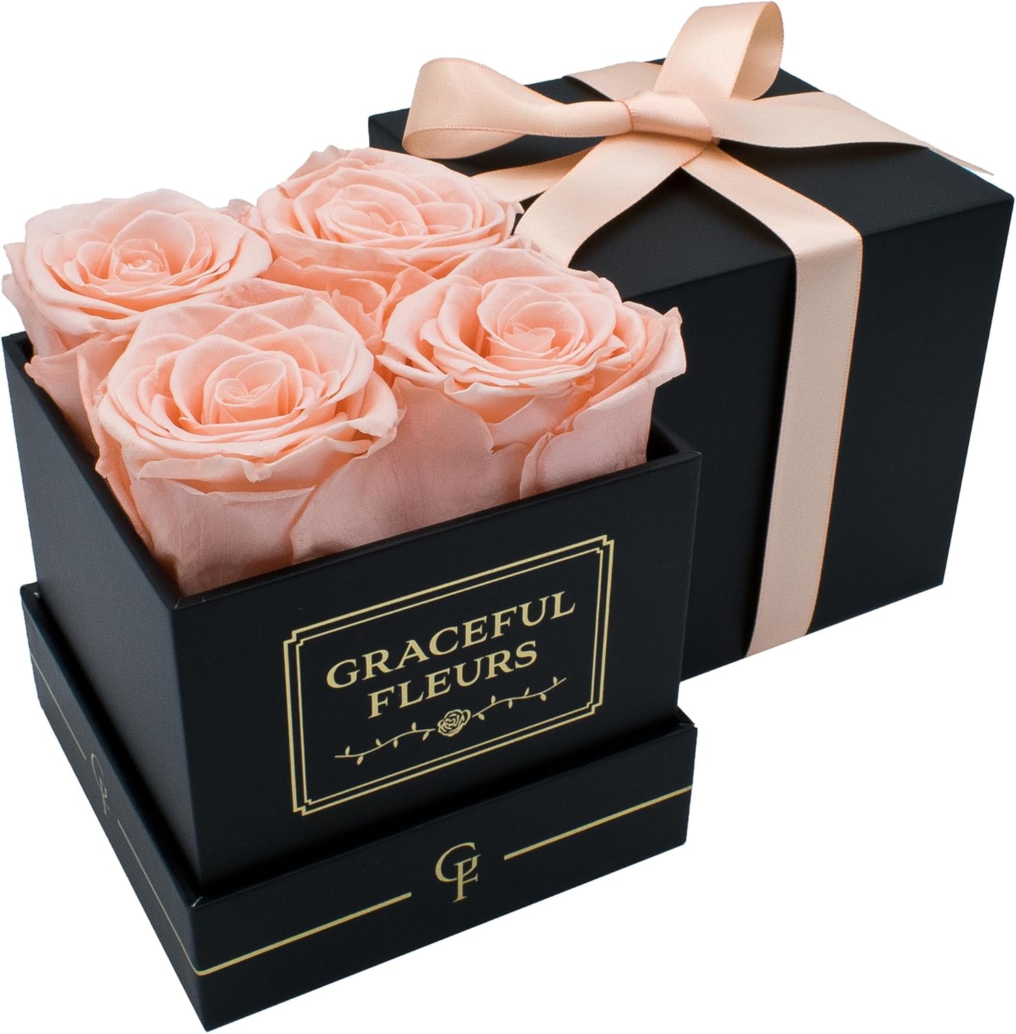 Dried & Preserved Flora - Graceful Fleurs | Preserved Real Roses That Lasts for Years | Fresh Flowers for Delivery Prime Birthday | Birthday Gifts for Women | Forever Roses in a Box