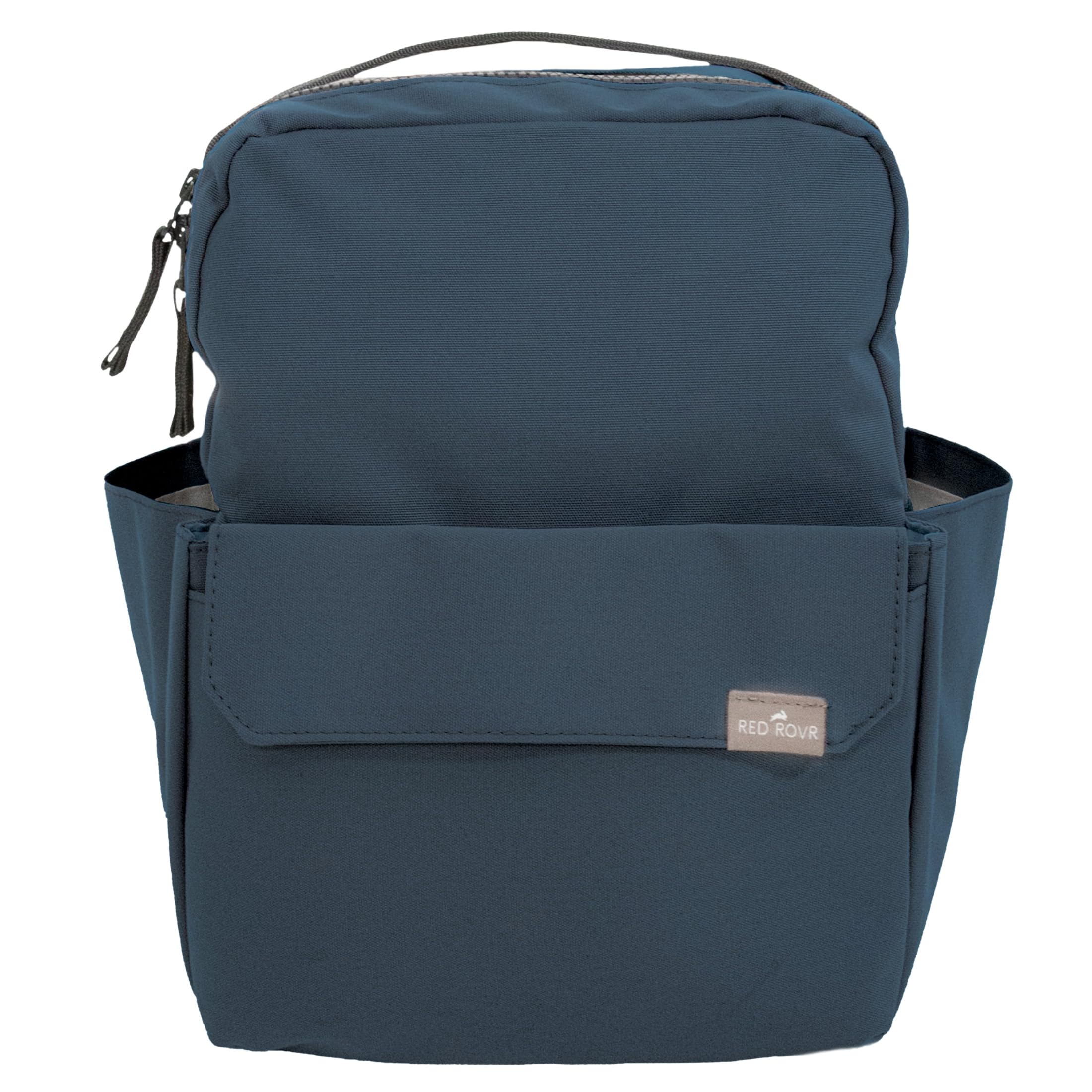 Photo 1 of (BAGGED) (USED/FAIR) RED ROVR Mini Roo Lightweight Backpack | 6 pockets for everyday essentials (Navy)