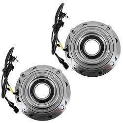 TRQ 2 Piece Front Wheel Bearing & Hub Assembly Set
