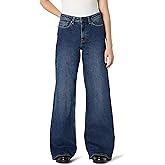 Amazon Essentials Women's High-Rise Wide Leg Crop Jeans