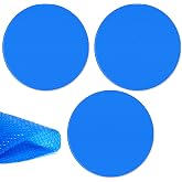Wesiti Solar Pool Covers Blankets Above Ground Inground Pool Solar Covers Heavy Duty Heater Warmers for Swimming Pools Hot Tub(8 ft in Diameter,Blue,3 Pcs)