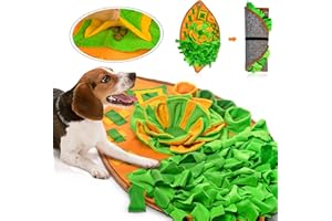 AWOOF Snuffle Mat for Dogs, Dog Cats Nosework Feeding Mat, Pet Interactive Dog Puzzle Toys Encourages Natural Foraging Skills for Training and Stress Relief