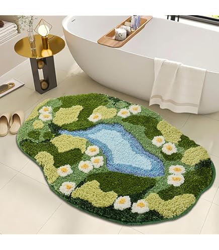 Alfombra De Musgo 3D Estéreo Irregular, Alfombra De Musgo De Hierba Del Bosque Para Sala De Estar, Dormitorio, Decoración Estética Del Hogar, Alfombra