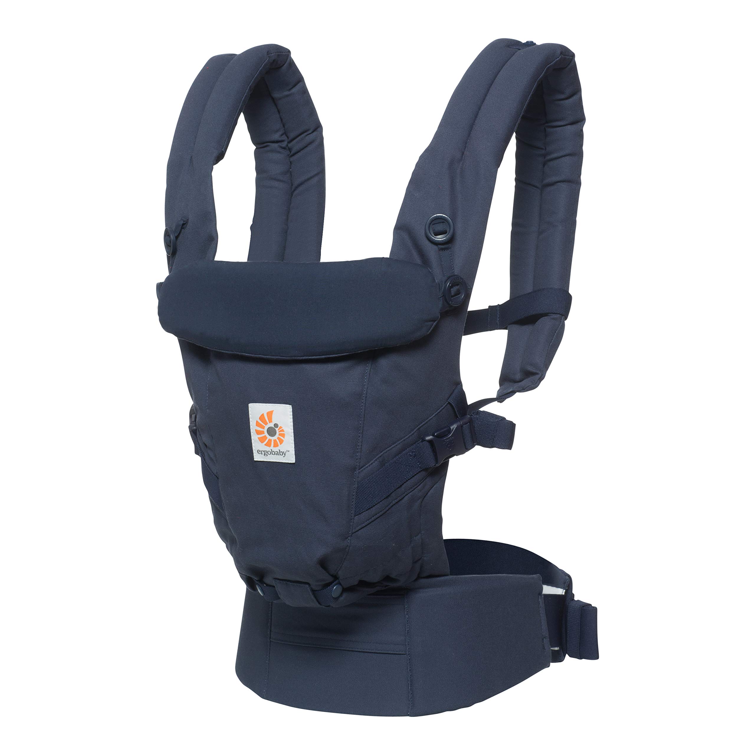 Ergobaby Baby Carrier Backpack for Newborn to Toddler up to 20kg, Adapt 3-Position Ergonomic Child Carrier, Midnight Blue