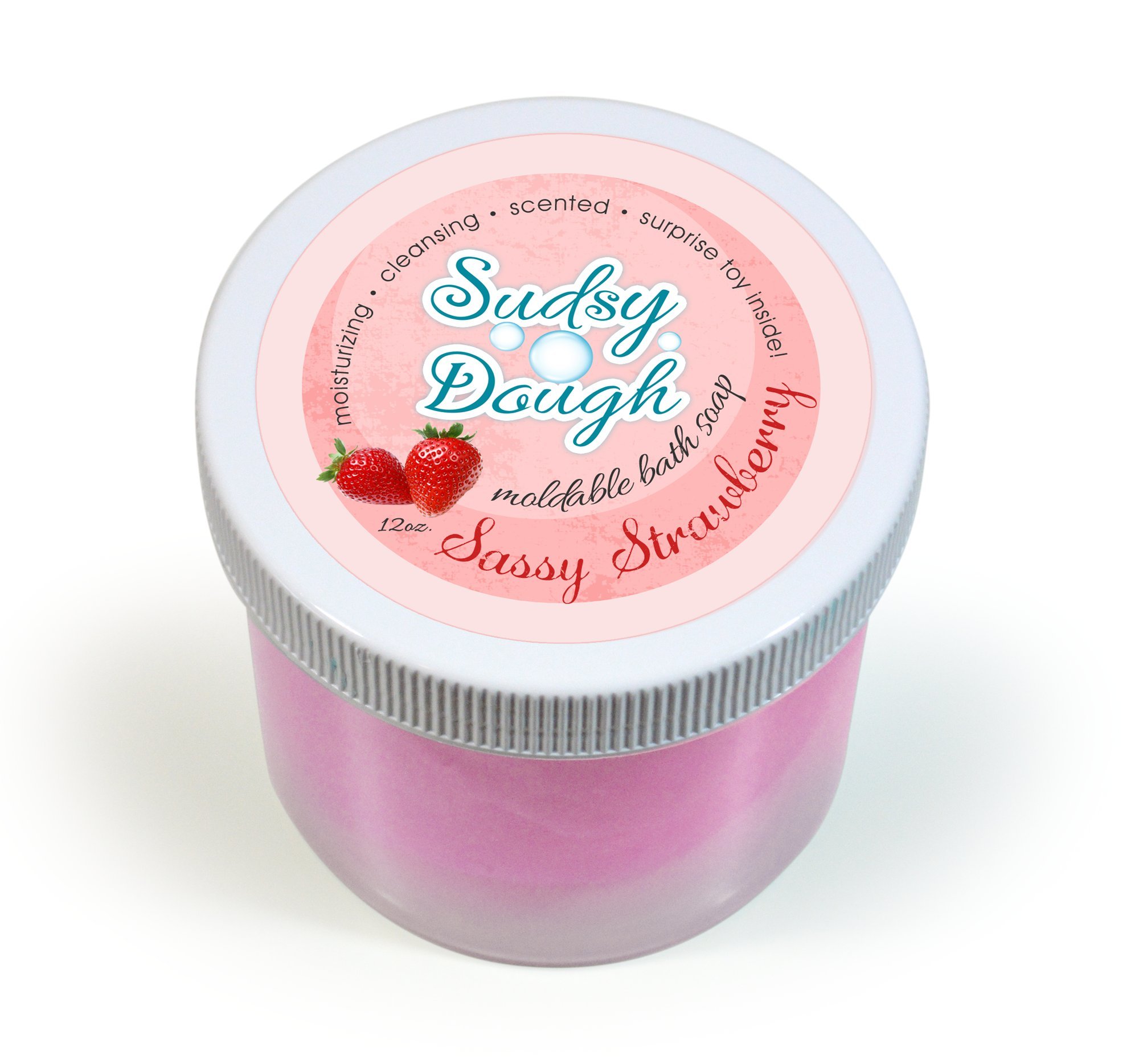 Sudsy Dough Moldable Bath Soap (Sassy Strawberry)