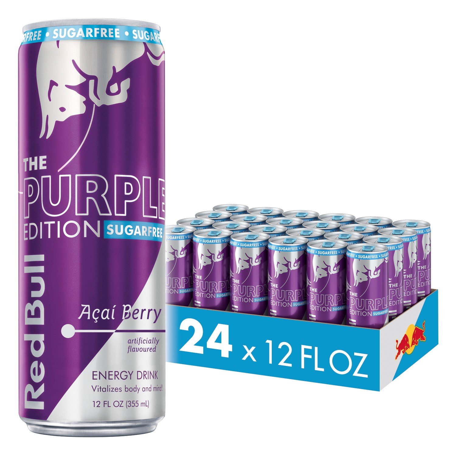 Red Bull Energy Drink, Sugar Free Acai Berry, Sugarfree Purple Edition