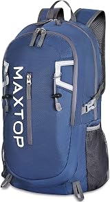 MAXTOP 40L Ultra Lightweight Packable Backpack Foldable Daypack Water Resistant