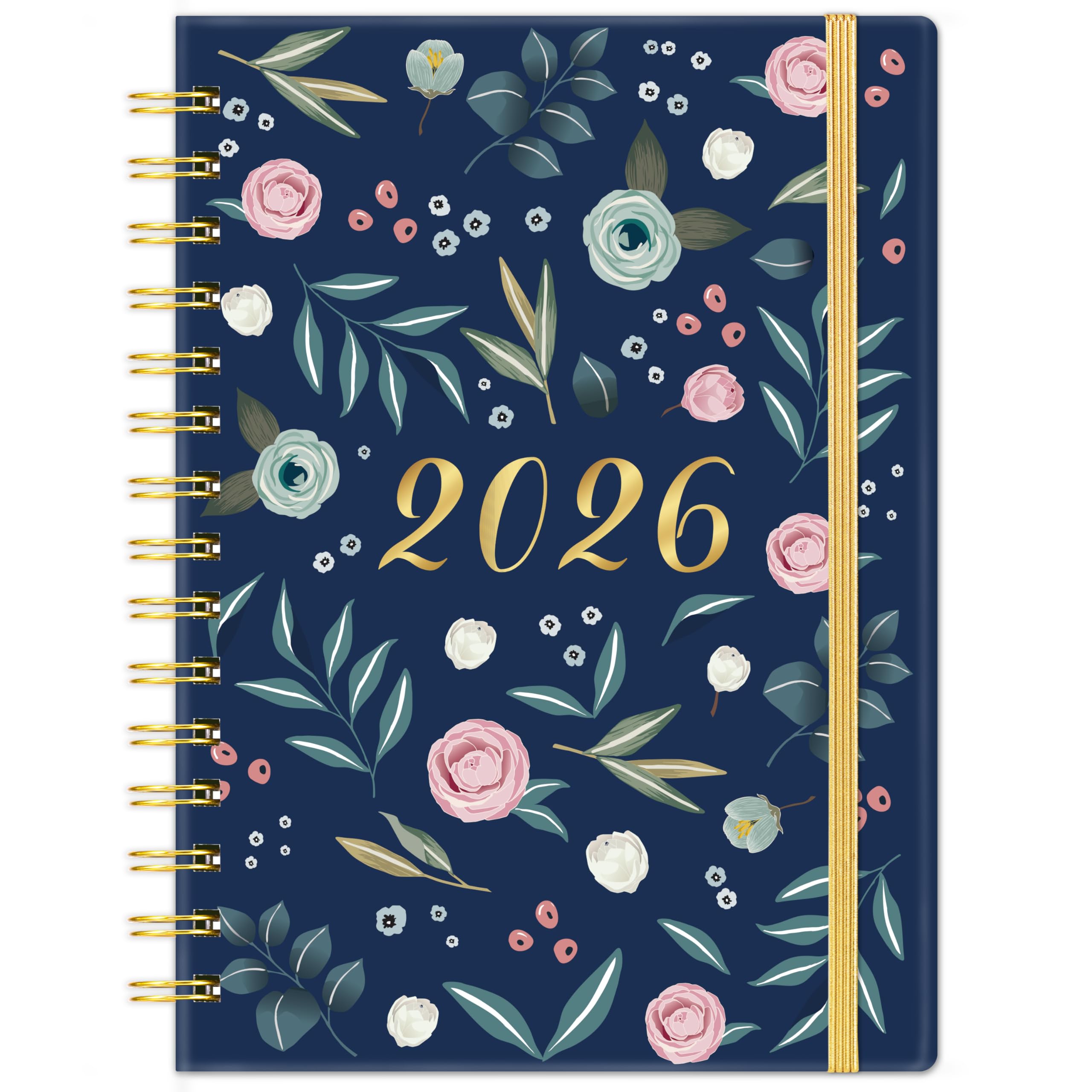 Photo 1 of 2026 Planner - 2026 Planner Weekly and Monthly from Jan. 2026 - Dec. 2026, Calendar Planner 2026 with Inner Pocket, Tabs, 6.4" x 8.5"