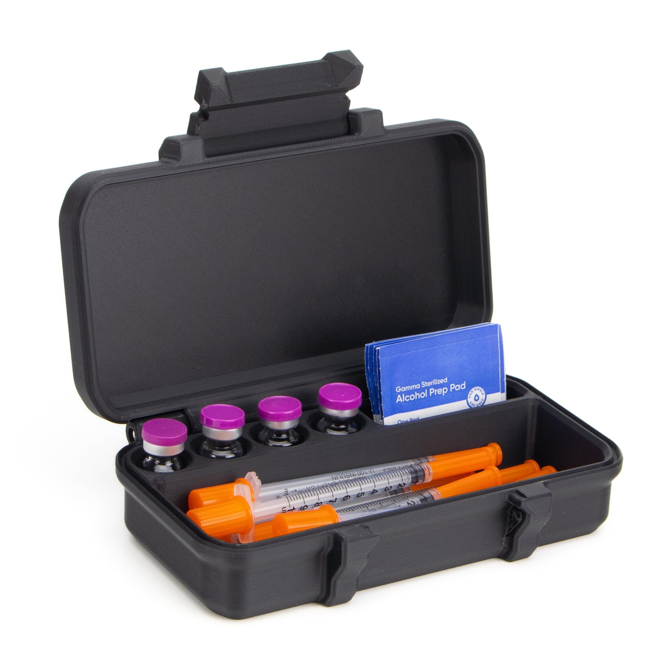 Photo 1 of 3ml Vial, Syringe, and Skin Wipe Case | Fridge and Freezer Safe for Travel and Fridge Organization