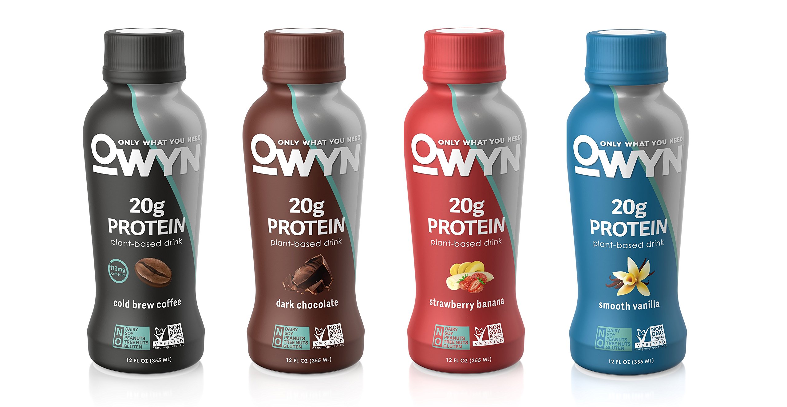 OWYN 100 Vegan PlantBased Protein Bars, 5 Flavor Variety