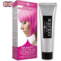 Amazon.com : Smart Beauty Carmine Pink Hair Dye Semi-Permanent ...