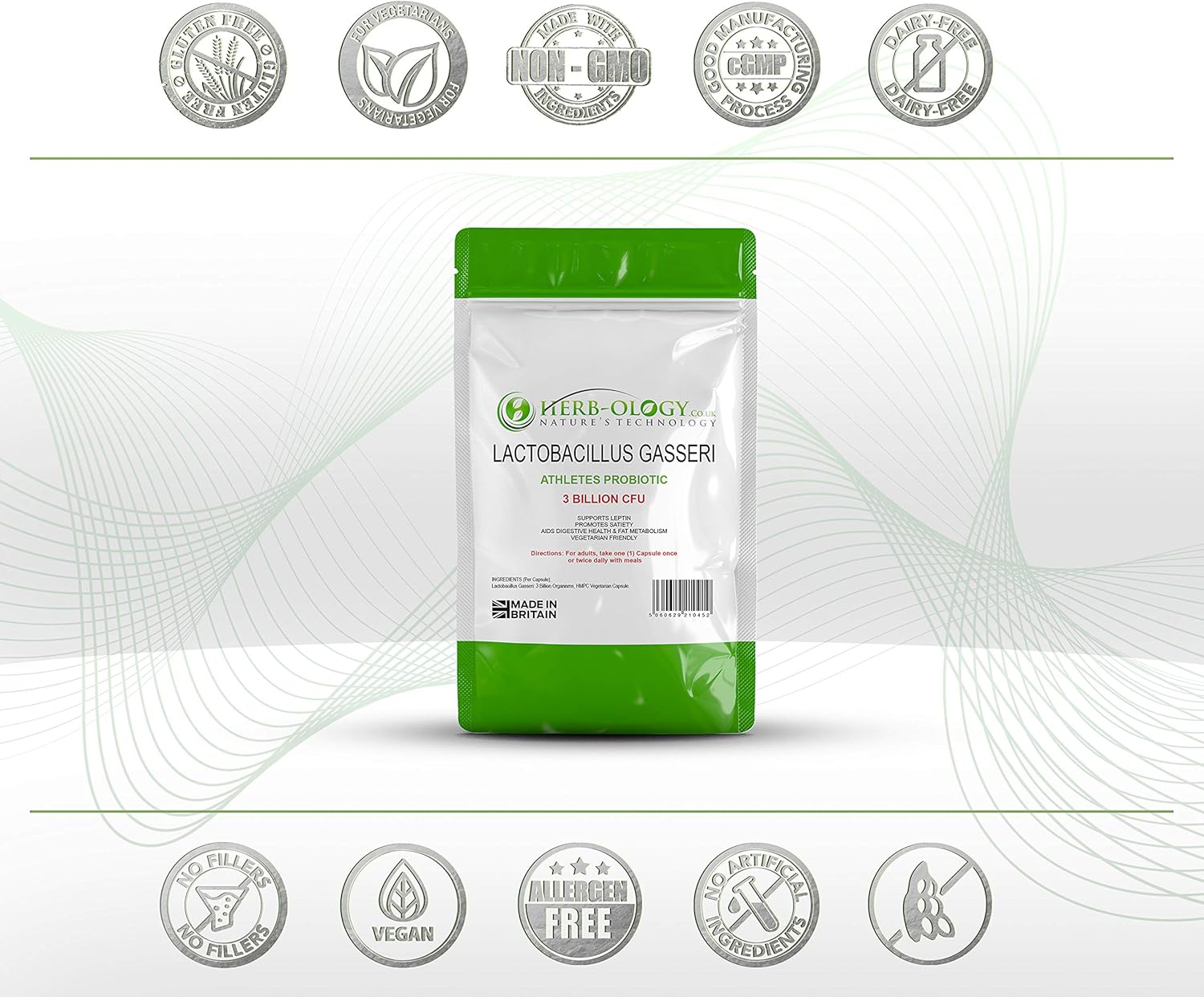 HB Lactobacillus Gasseri, 60 count (Pack of 1) - Image 3