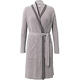 Barefoot Dreams CozyChic Ultra Lite Tipped Ribbed Short Robe