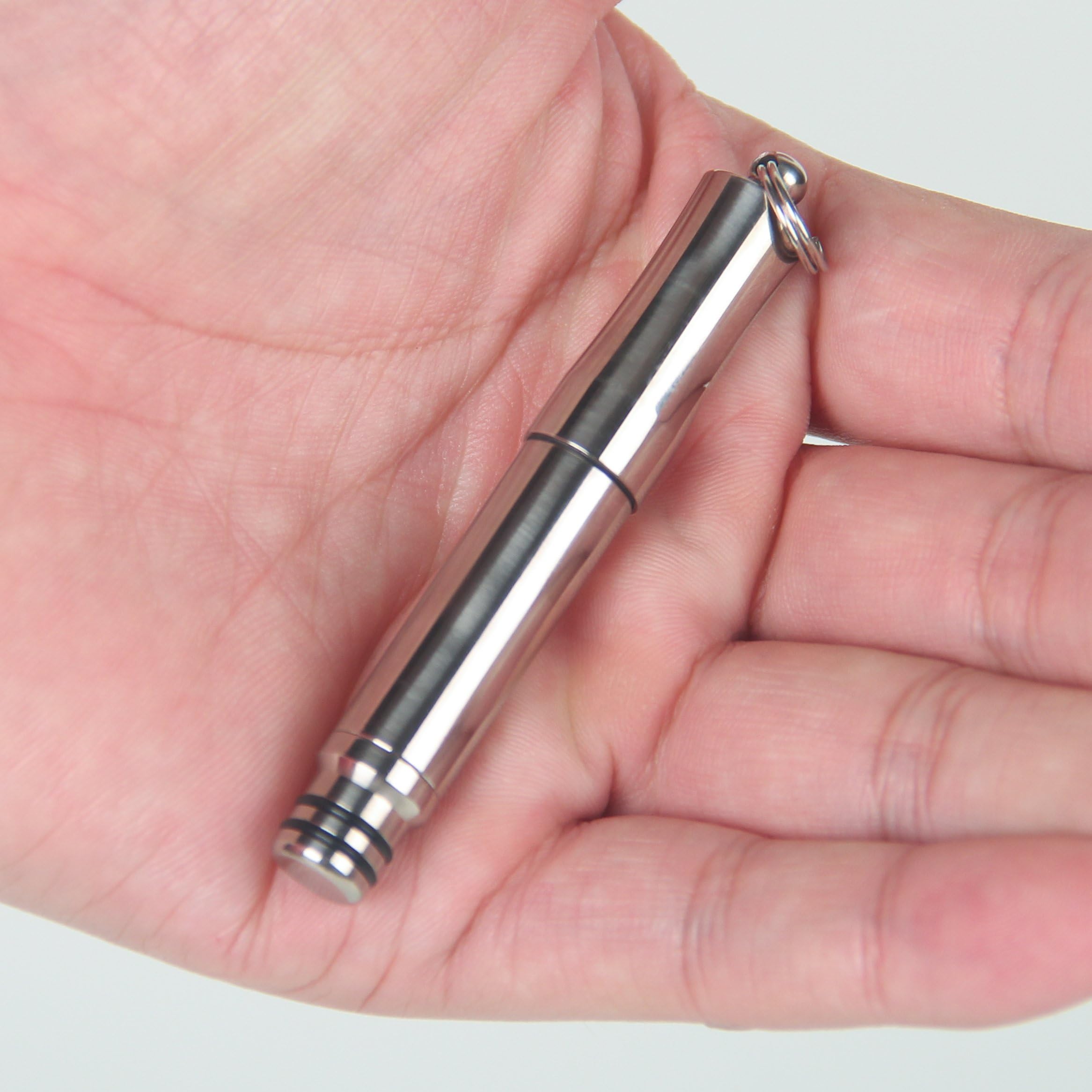 Lightweight Titanium Mini Keychain Pen Survival EDC Pocket Tool Ballpoint Pen