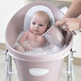 Shnuggle Bath Rinse Cup Pink Baby Shower Gift Gentle Tears Free Wet Hair Wash view 4