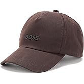 BOSS Mens Cotton Twill Center Logo Cap
