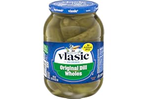 Vlasic Original Dill Whole Pickles, Keto Friendly, 46 FL OZ