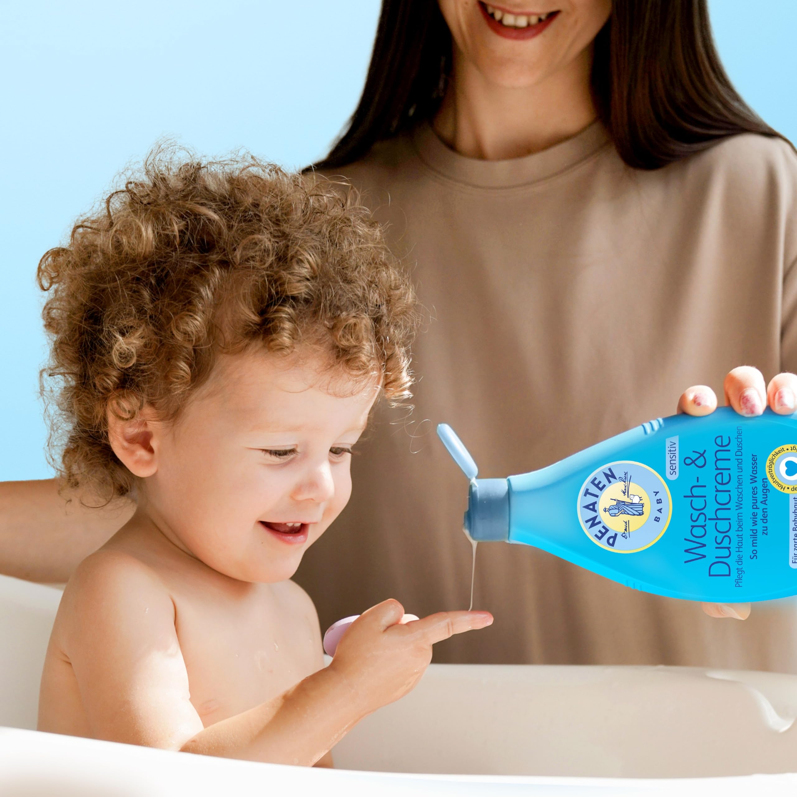 Penaten Wasch- & Duschcreme mildes Baby Duschgel & Baby Shampoo ohne Parabene & Farbstoffe speziell für Neugeborene entwickelt,400ml 7