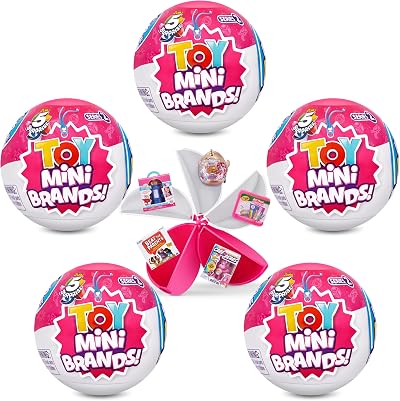 Mini Brands 5 Pack Series 2 Toys ZURU Collectable Minis Blind Packaging Kids