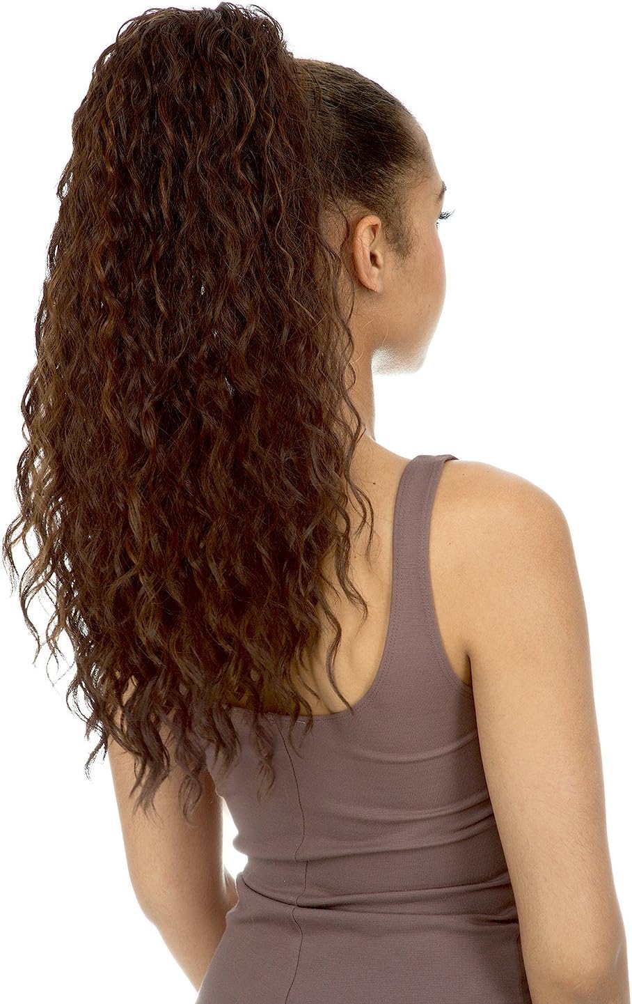 [Ponytail] New Born Free Drawstring Ponytail Curly Style - DIONNA - 0369 (1)