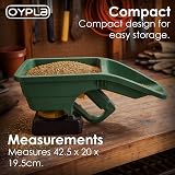 Oypla Green Handheld Garden Lawn Grass Seed Fertiliser Spreader Shaker view 4