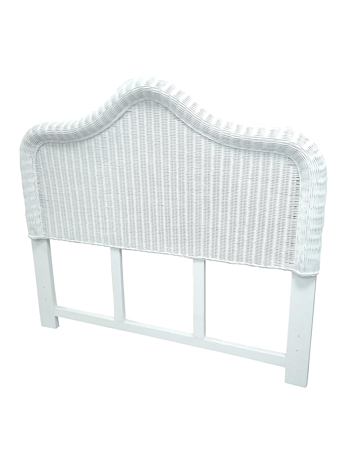 Best white wicker headboard queen