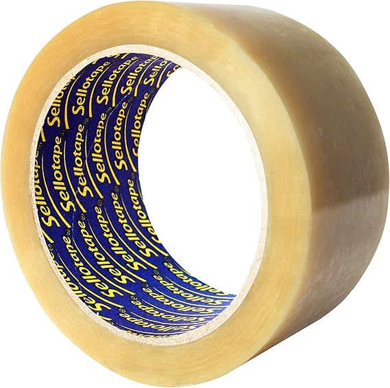 Sellotape Case Sealing Tape Vinyl 50mm x 66m Clear Ref