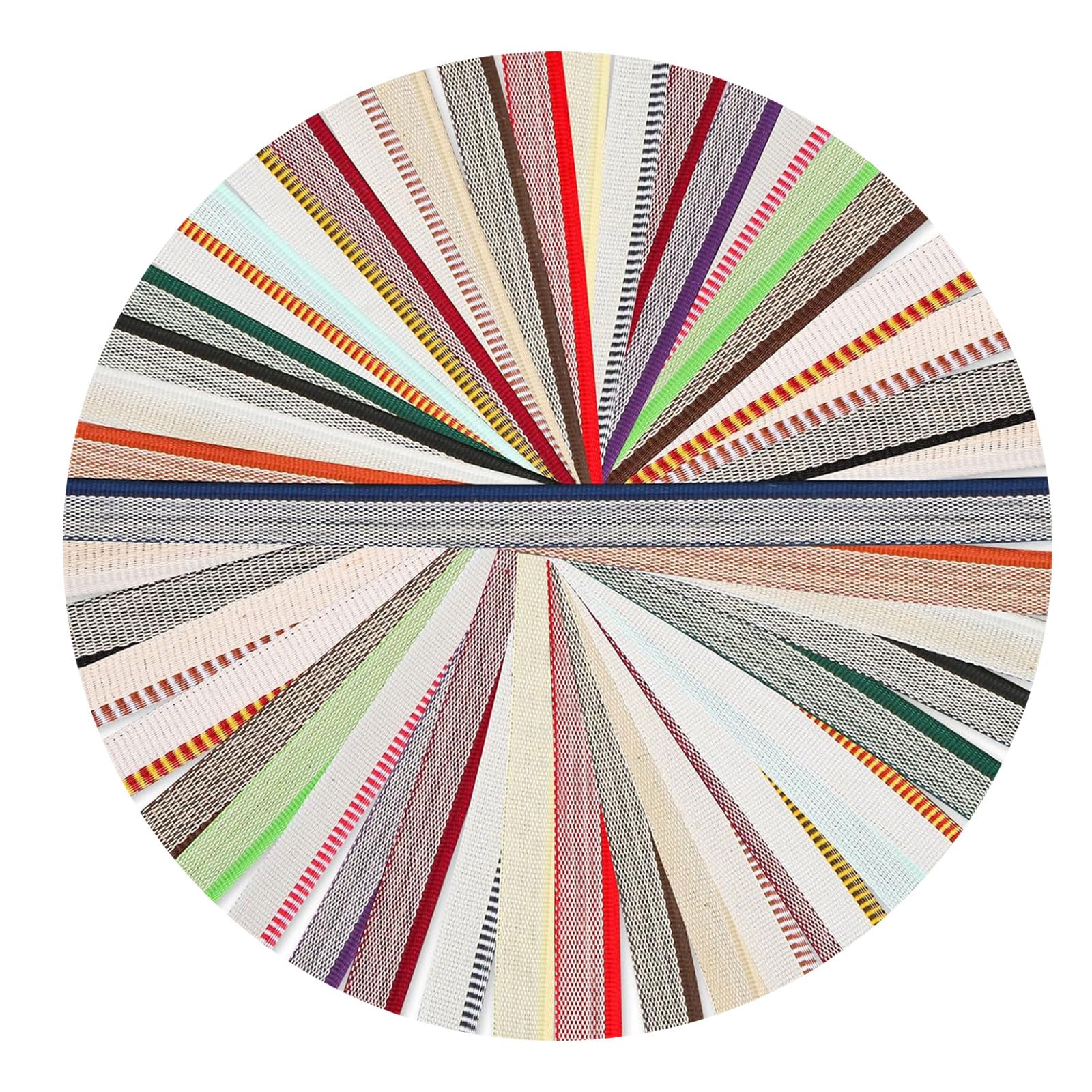 WANDIC 48 Pcs Book Binding Headbands Endbands, 24 Colors 30 cm Long Cotton Book Headband Book Binding Set for Bookbinding Book Decor