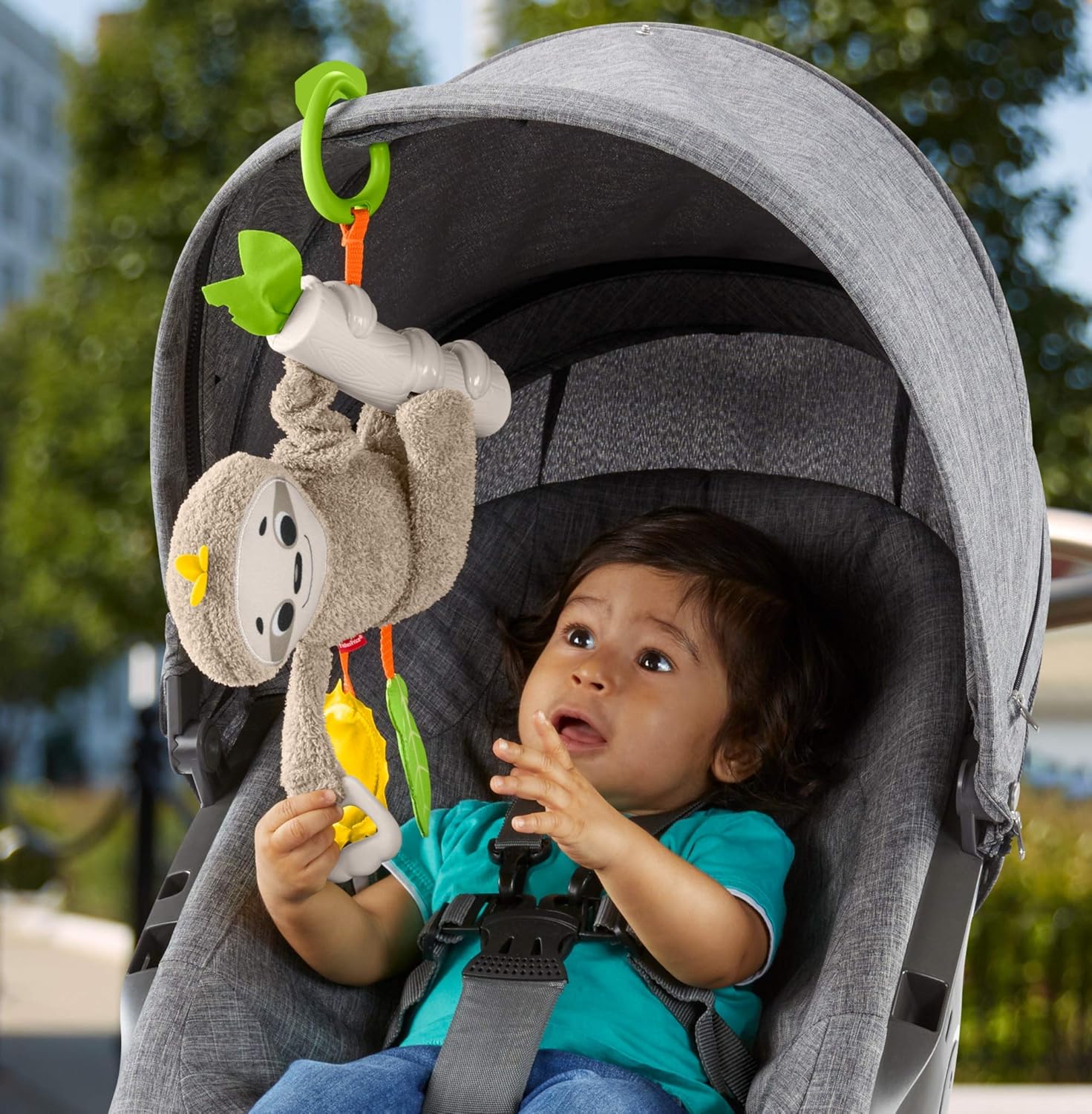 Fisher-Price Slow Much Fun Stroller Sloth 0+ kids : Baby