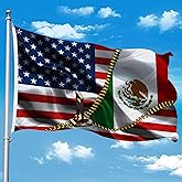 Vintage American America Usa Michoacan Mexico Mexican Flags For Outside Yard 3x5 Ft Double Sided Printed 100d Polyester Lightweight Garden Welcome Outdoor Banner Brass Grommets