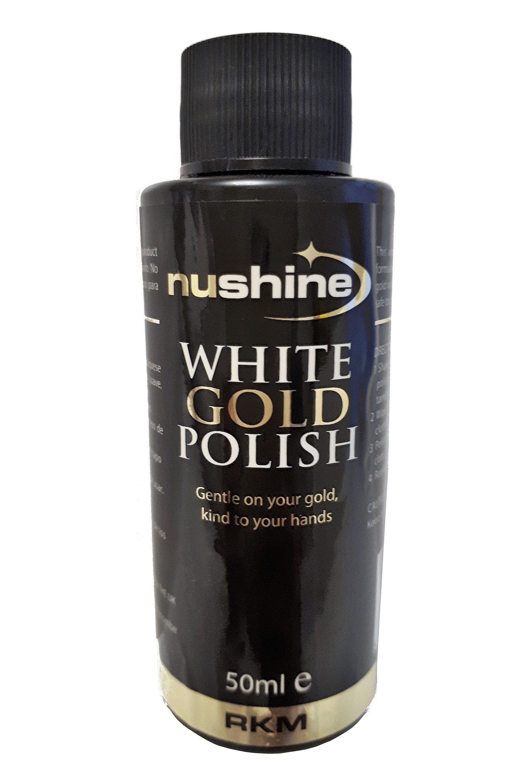 Nushine White Gold Polish 50ml White Gold Cleaner- eco-friendly formulation
