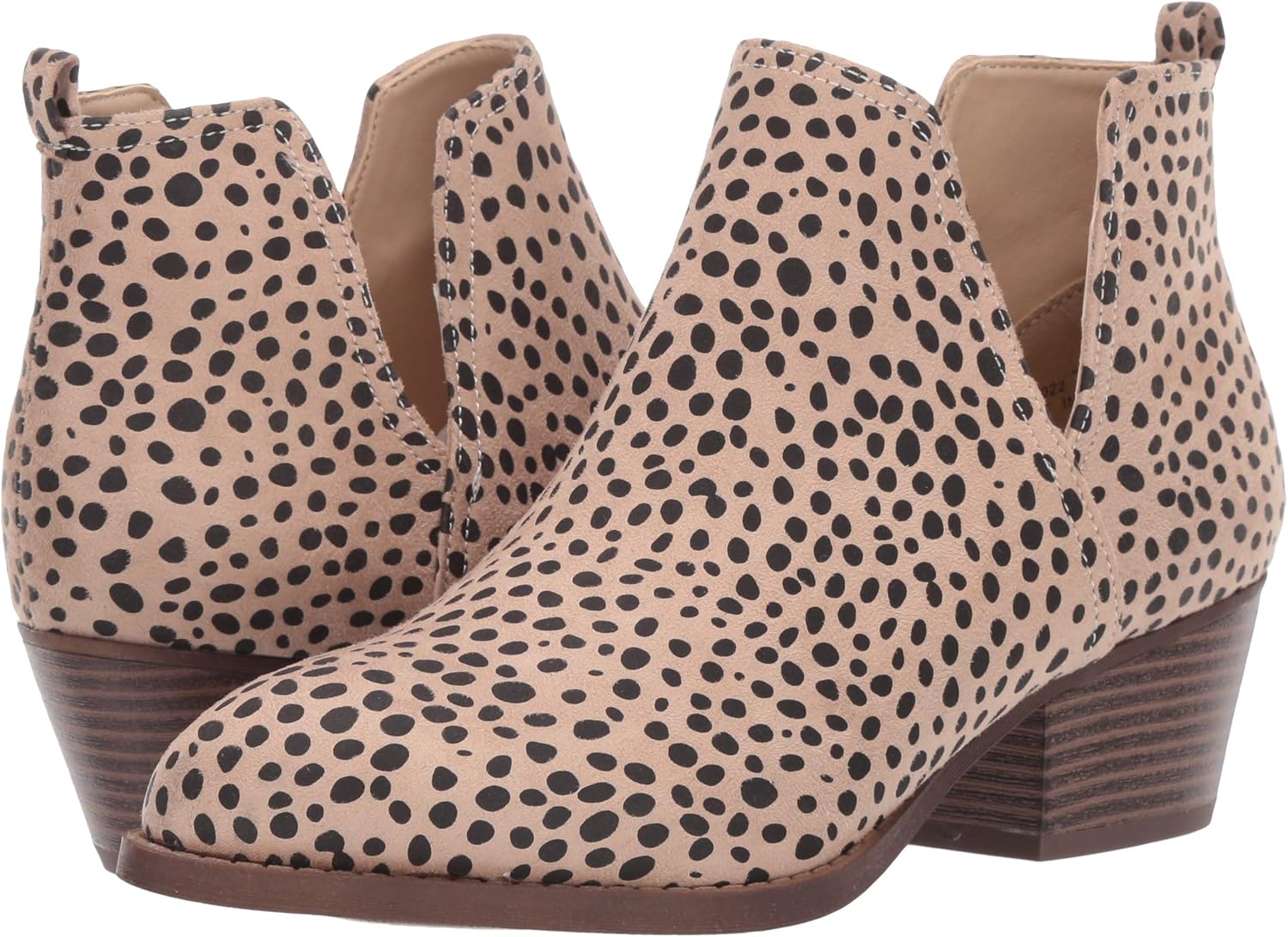 chinese laundry caring cheetah booties