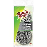 Scotch-Brite Stainless Steel Scrubbing Pads, 48 Scrubbing Pads