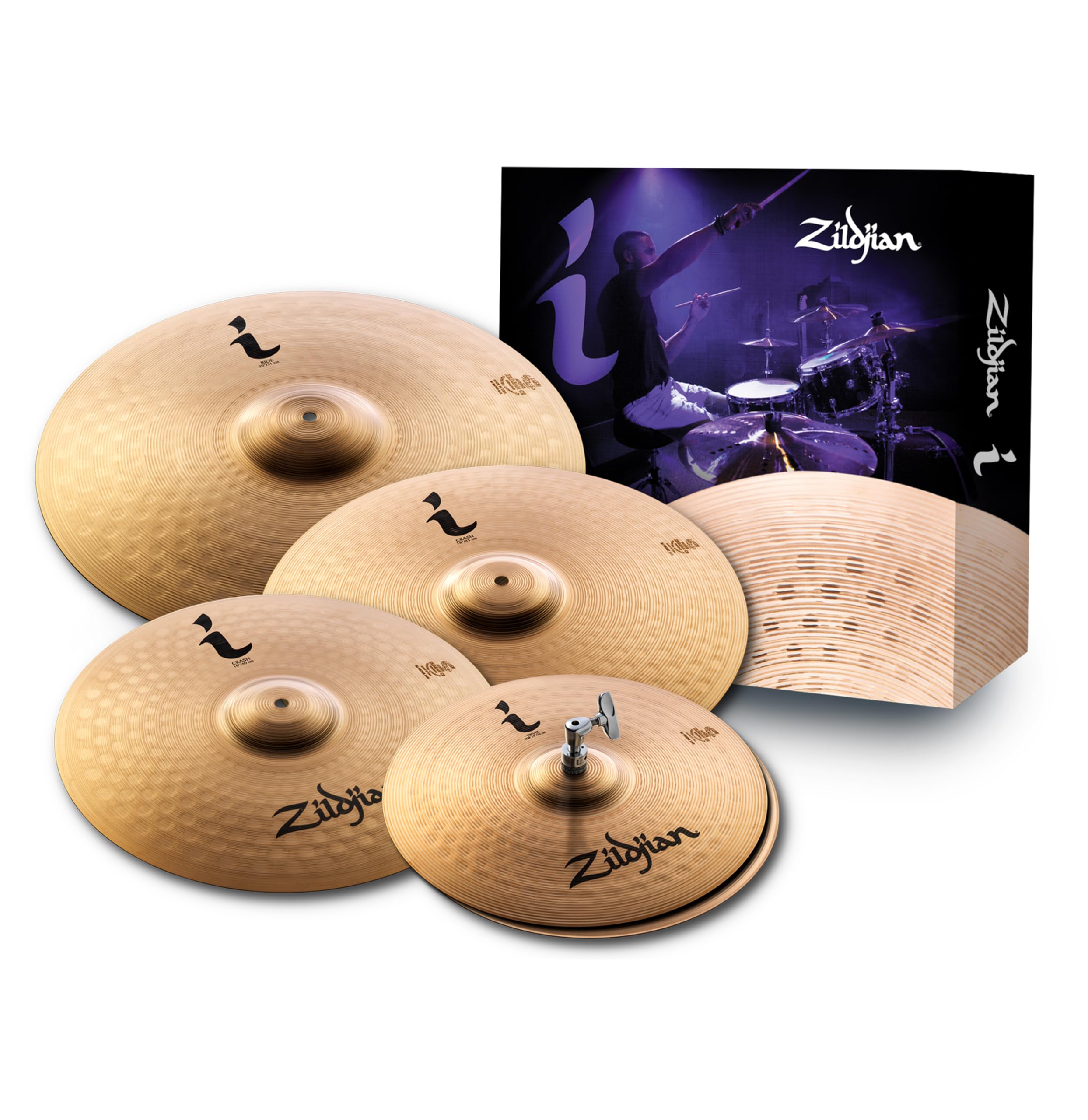 Zildjian I Family Series - Pro Gig Cymbal Pack - (14"H, 16"C, 18"C, 20"R)