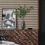 Trafagala Wood Slats Wallpaper Light Oak 53x950cm Modern Wallcovering view 2