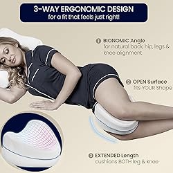 Contour Legacy Leg & Knee Foam Support Pillow for